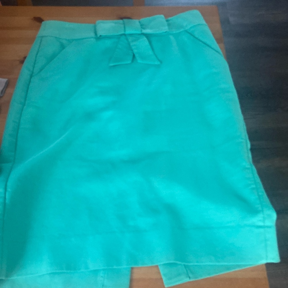 ♥️ 3 for 15$ ♥️ jcrew turquoise bow skirt